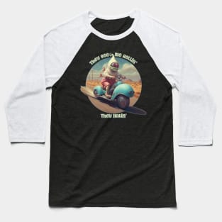 They See Me Rollin' - They Hatin' Scooter Baseball T-Shirt